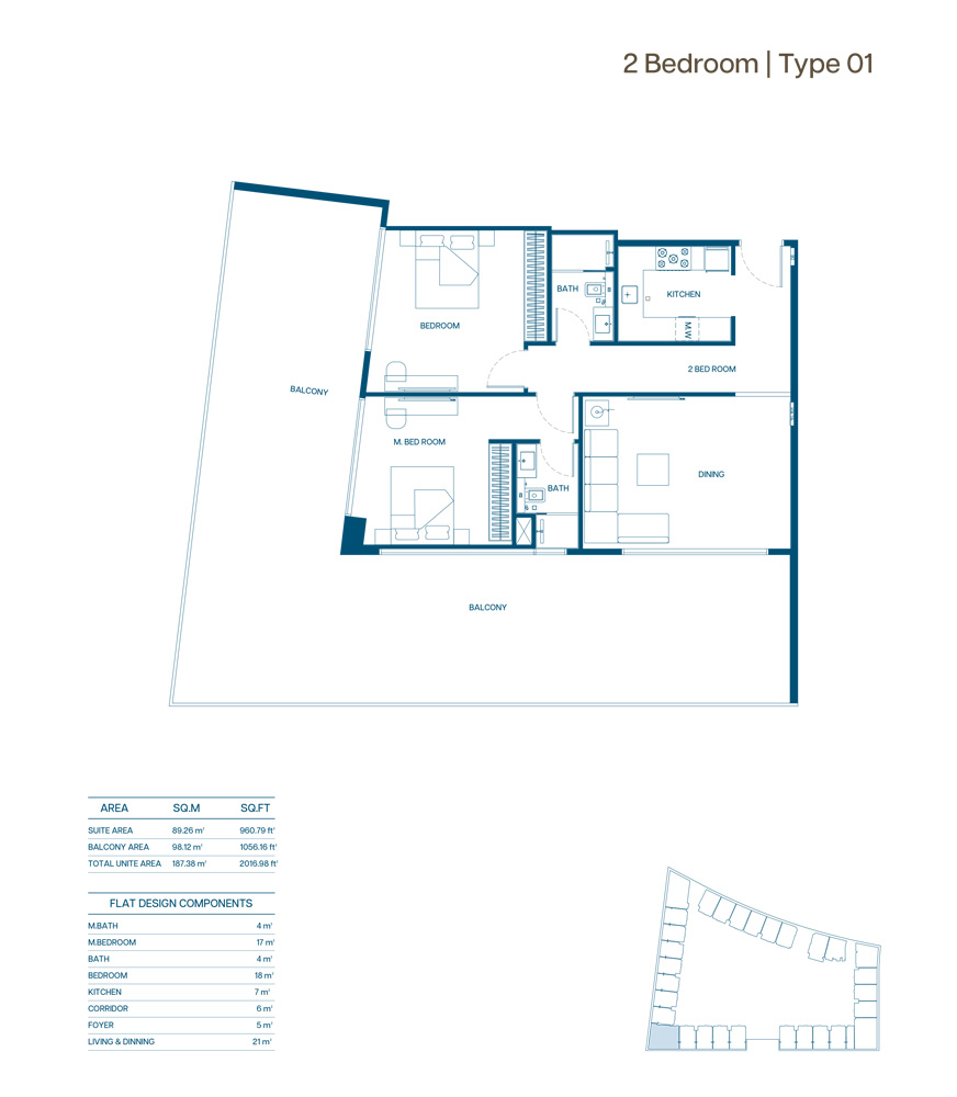 2 Bedroom